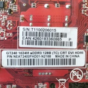 Scheda Grafica Video PCI-Express 1GB GDDR3 128BIT GainWard GeForce GT 240 PCI-E