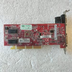 Scheda grafica video AGP 4/8X GDDR 128MB 64 BIT AMD ATI Radeon 9250 DVI TV-OUT