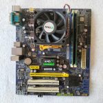 Scheda Madre AM2+ Foxconn A74ML-K con CPU Athlon X2 4450e 2,3GHz RAM DDR2 512MB