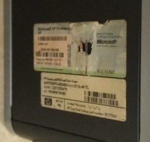 Pc Desktop WIndows XP CPU Pentium D 3GHz RAM 1GB HDD 250GB HP Compaq DC5700 SFF