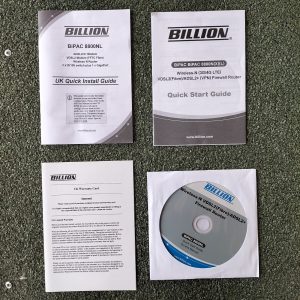 Modem Router Fibra FTTC VDSL2 ADSL2+ WIFI N Chip Broadcom Billion BiPAC 8800NL