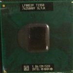 Processore Cpu Mobile Intel T2350 SL8JK 1.86GHz Cache L2 2MB Bus 533MHz PPGA478