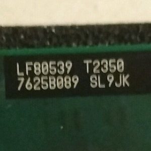 Processore Cpu Mobile Intel T2350 SL8JK 1.86GHz Cache L2 2MB Bus 533MHz PPGA478