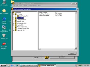 Gaming PC Windows 98 i845G Pentium4 2,4GHZ RAM512MB HD20GB Dell Optiplex GX260