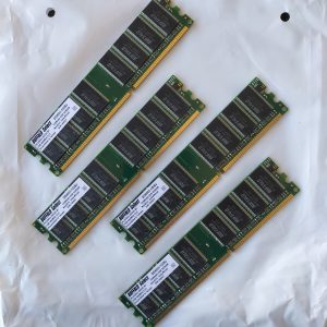 RAM 4GB 4x1GB DDR400 PC3200 CL3 200MHz Buffalo Melco PC3200U-30330-B1 128x64