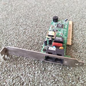 PCI Modem Fax 56K Voce Line TRENDnet TFM-PCIV92A Chip Agere SV92PL Pc Vintage