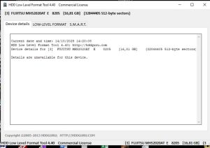 Hard Disk 20GB IDE PATA ATA 2.5" ATA100 4200rpm 2MB Cache FUJITSU MHS2020AT Raro