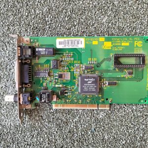 Scheda Rete PCI Vintage 10Mb/s RJ45 Coassiale DB-15 3Com 03-0148-000 3C900B RevA